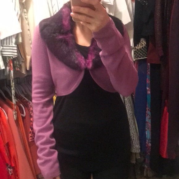 Rampage cropped sweater Purple size M - Picture 3 of 14